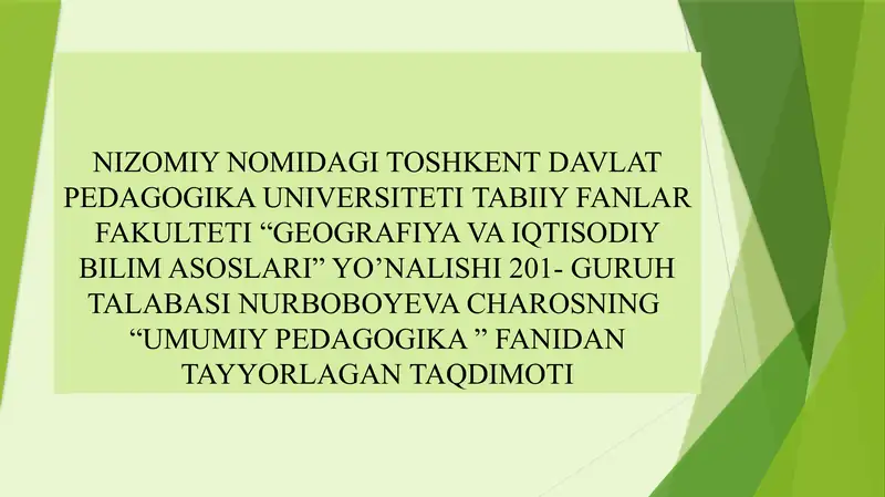 Taqdimot. Mavzu: Qadimgi Sparta va Afina maktablarida ta’lim-tarbiya