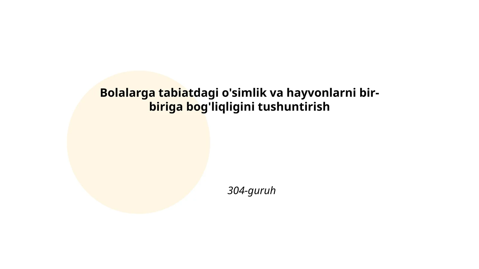 Fotosintez va oziq zanjirlari