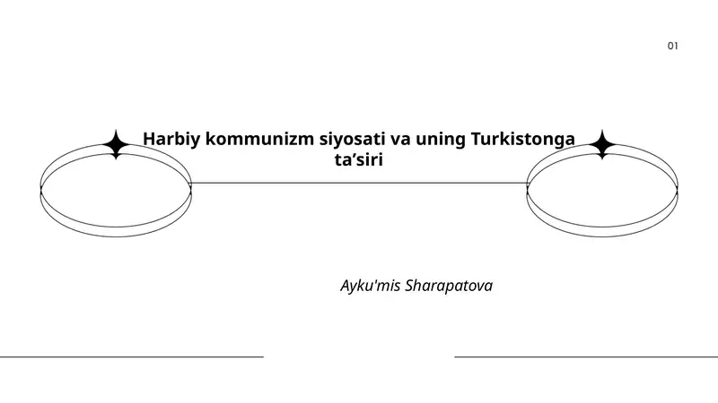 Harbiy kommunizm siyosati va uning Turkistonga taʼsiri