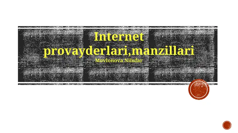 Internet Provayderlari, Manzillari