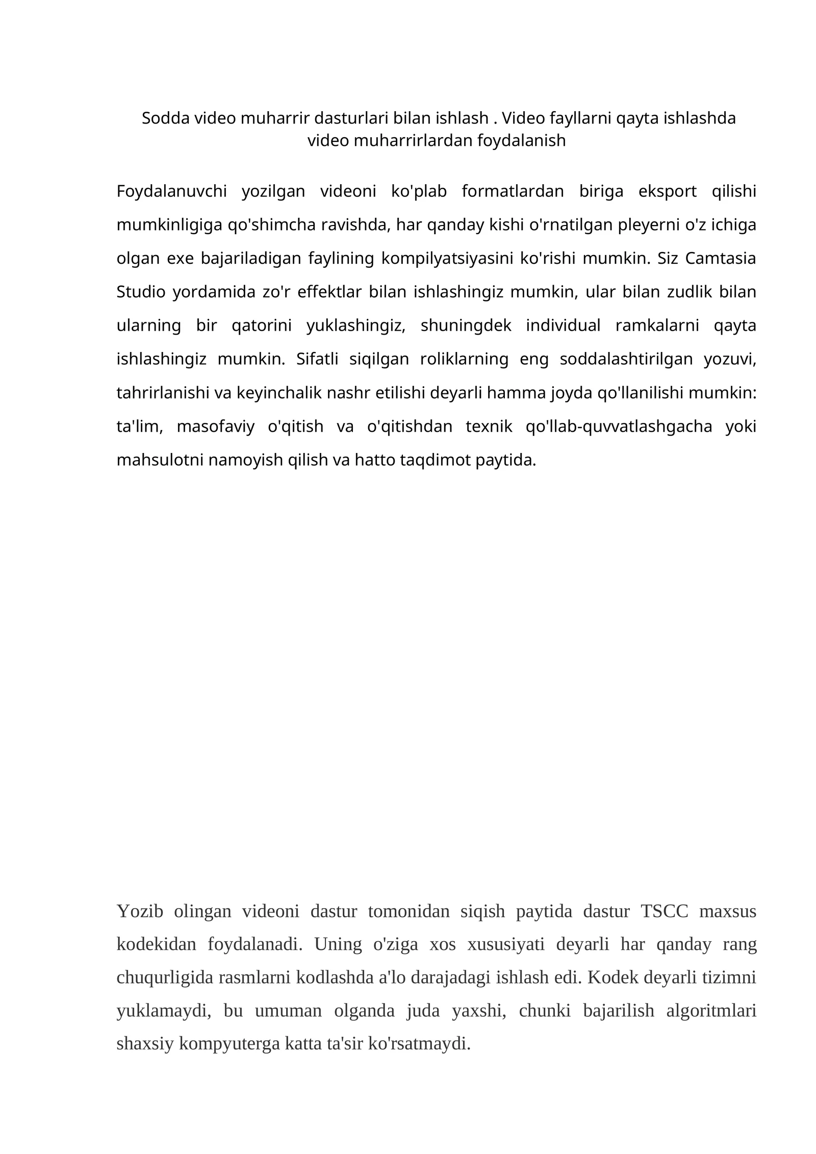 Video muharrir dasturlari