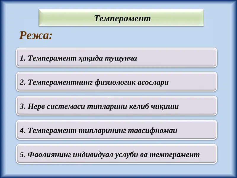 Темперамент