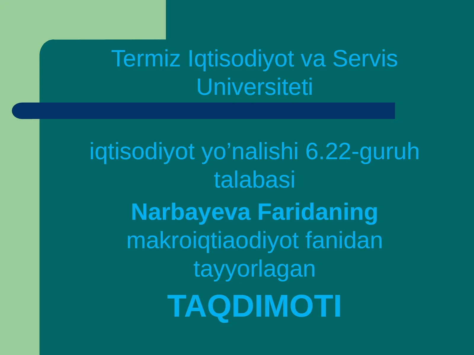 O’zbekistonda byudjet-soliq siyosati