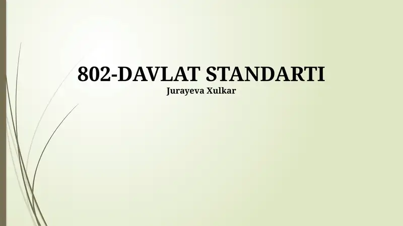 802-Davlat Standarti