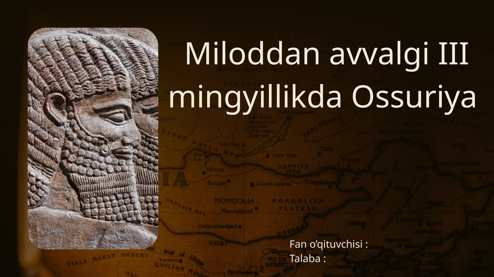 Miloddan avvalgi III mingyillikda Old Osiyo