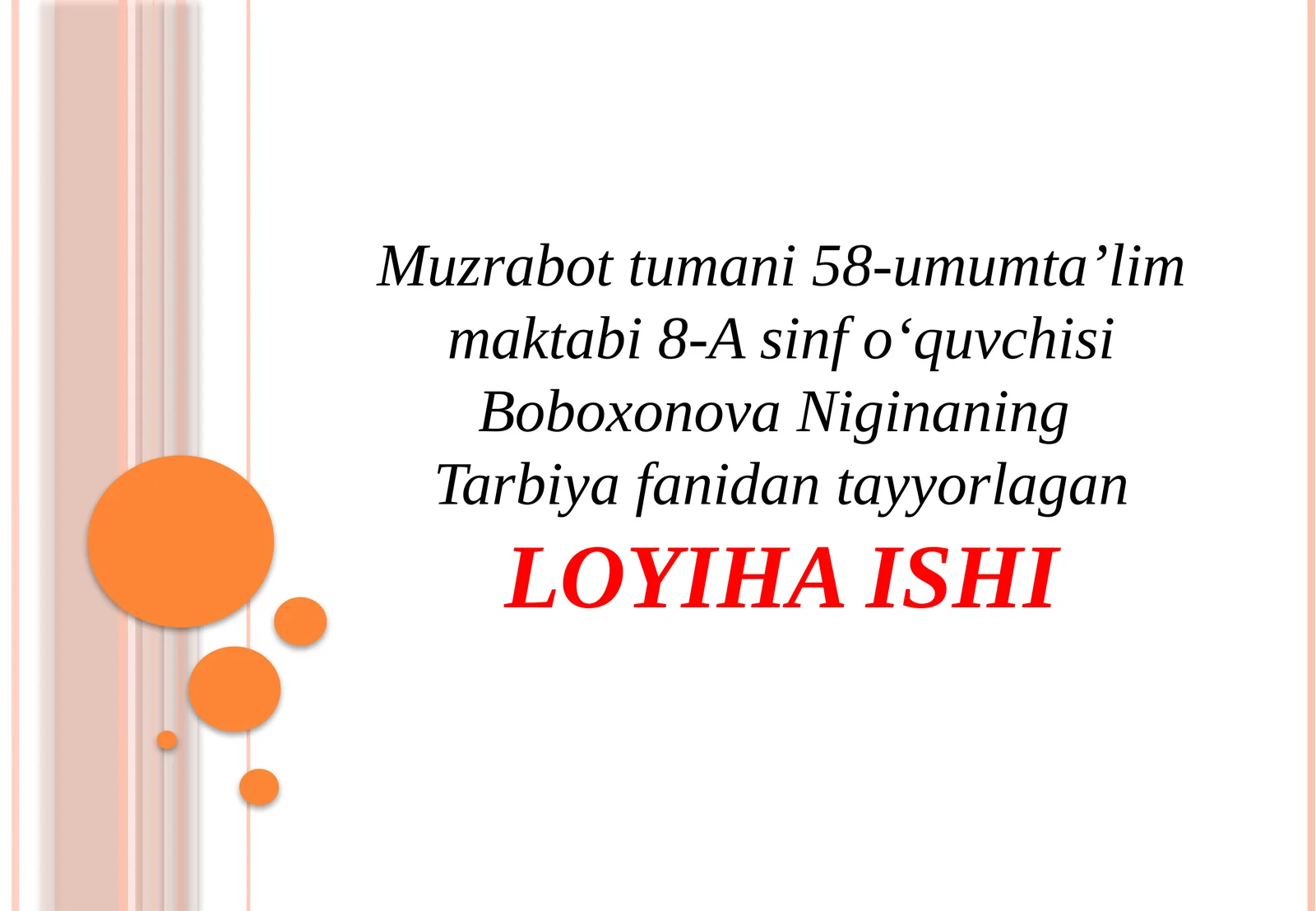 Niginaning Tarbiyafani