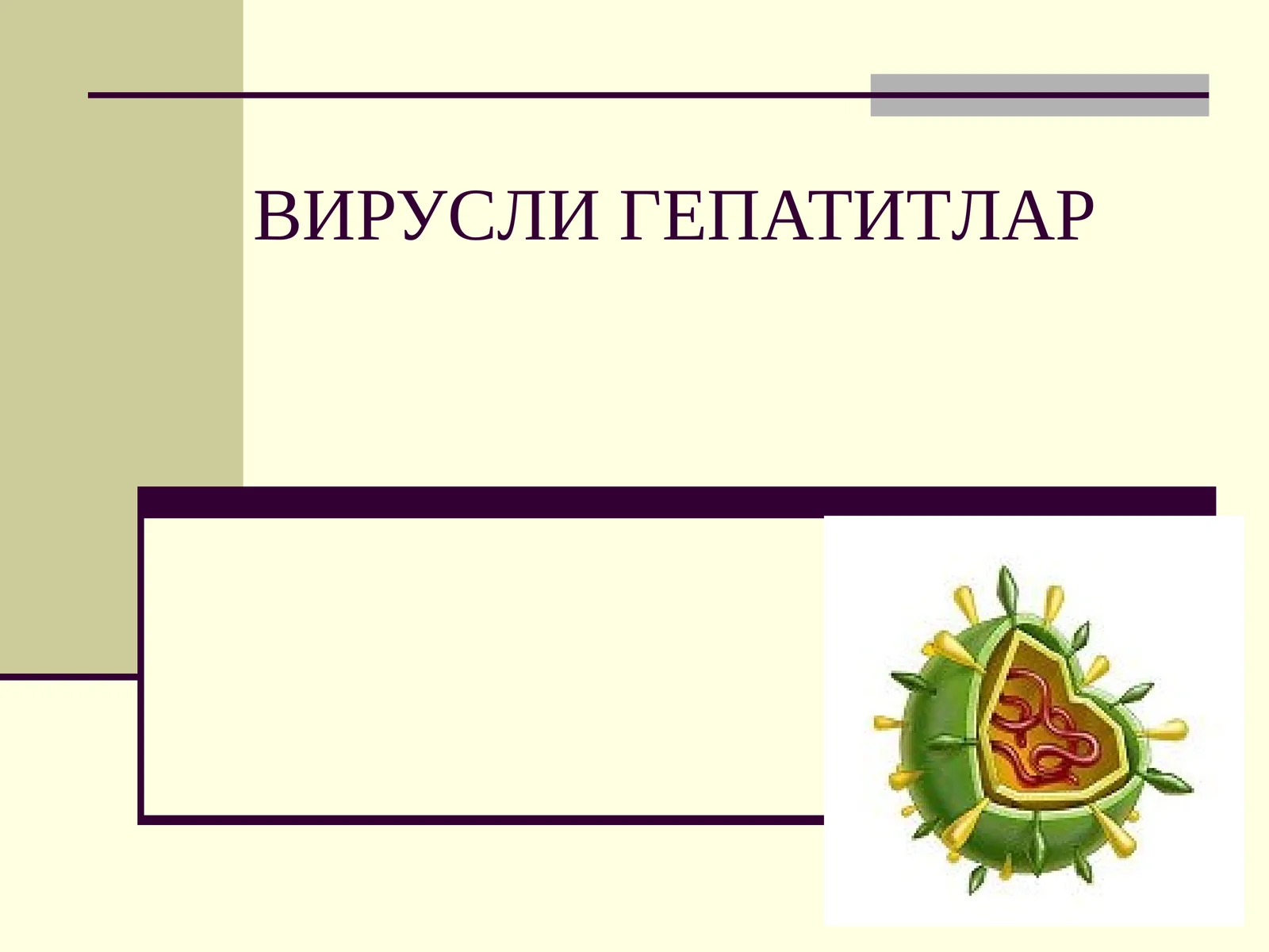 ВИРУСЛИ ГЕПАТИТЛАР