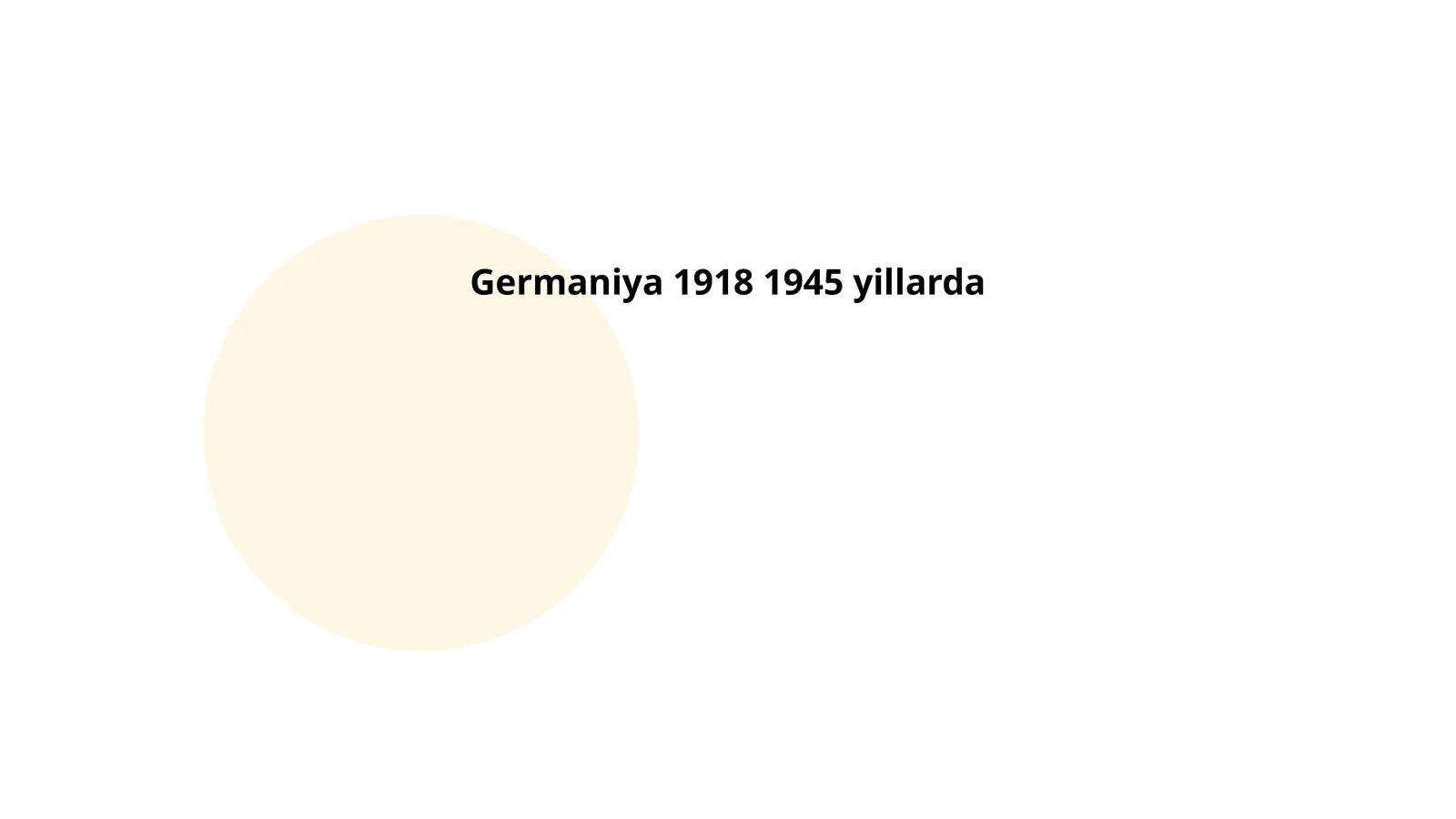Germaniya 1918 1945 yillarda