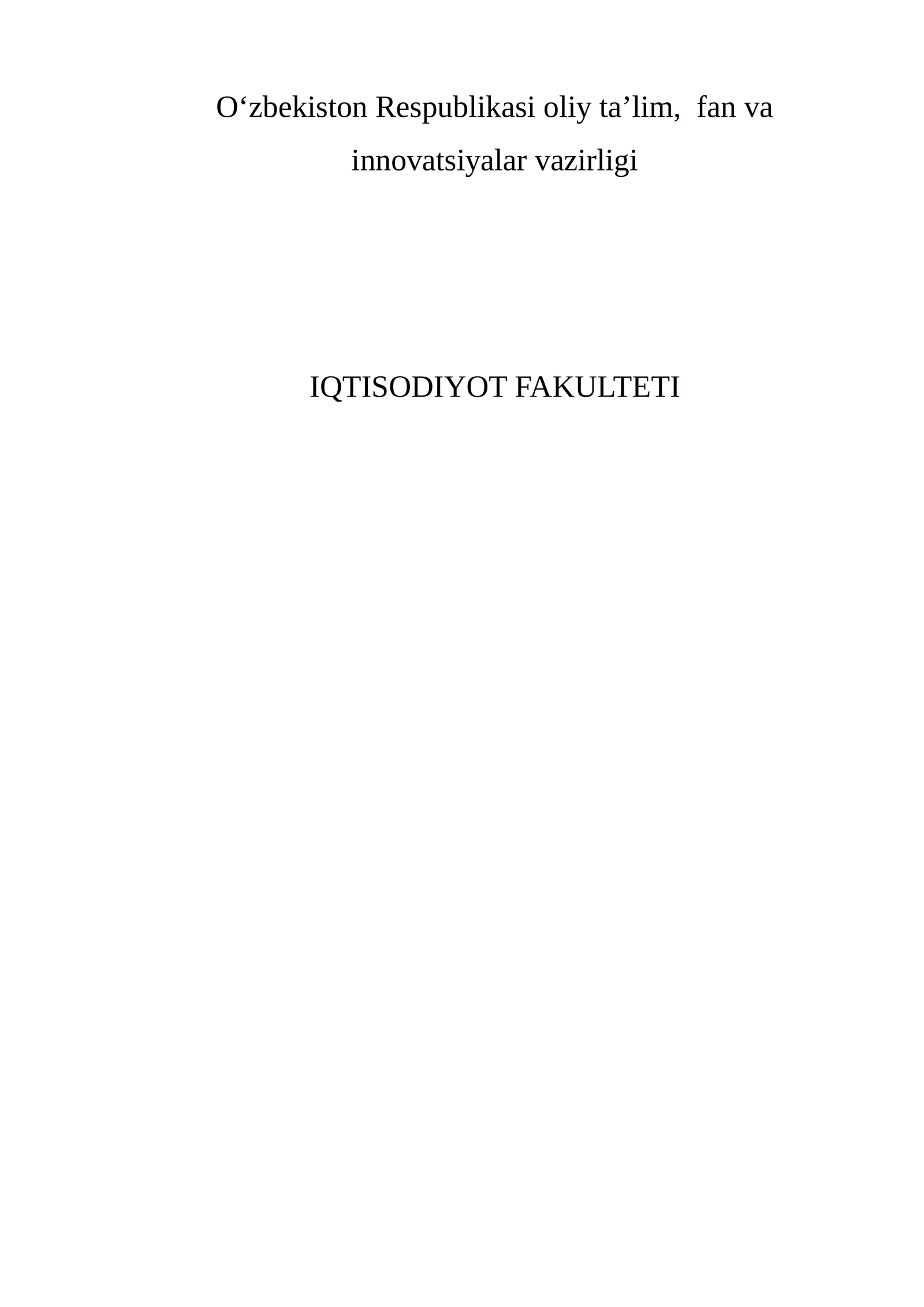 Bank amaliyot hisoboti namuna