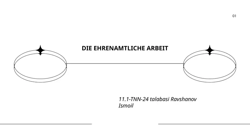 DIE EHRENAMTLICHE ARBEIT