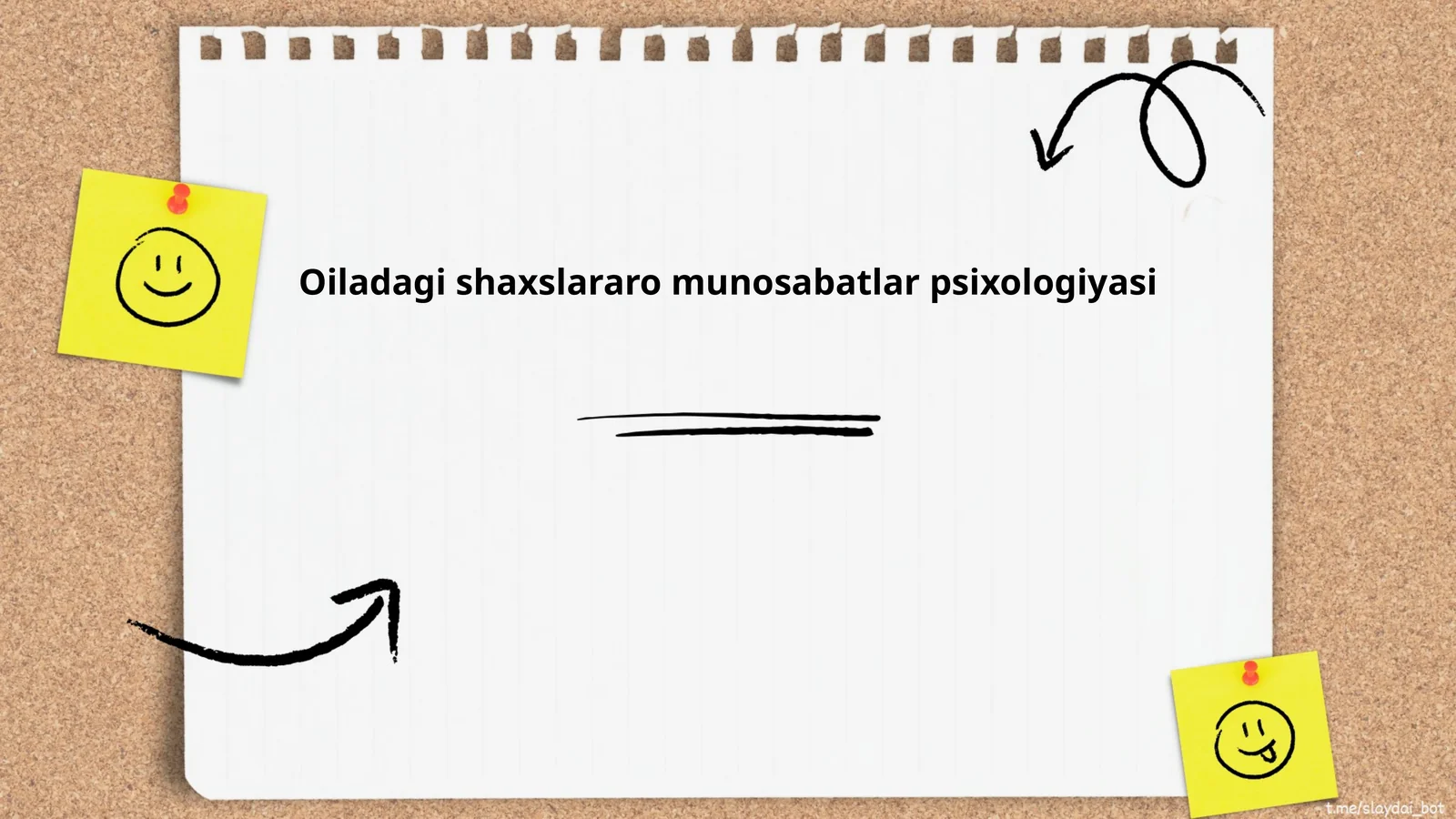 Oiladagi shaxslararo munosabatlar psixologiyasi