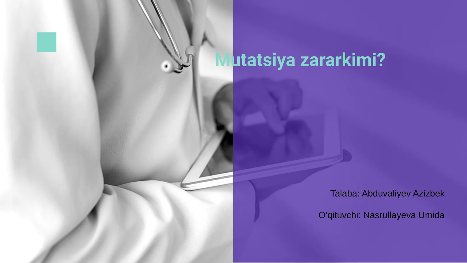 Mutatsiya zararkimi?