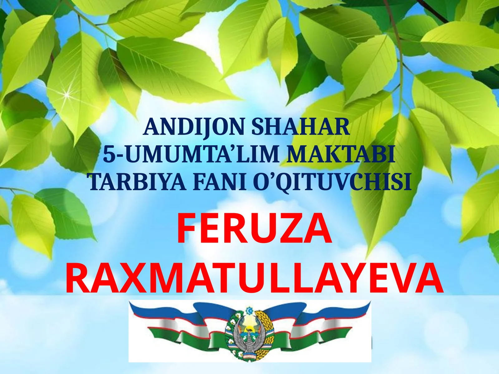 ONA YURTIM – OLTIN BESHIGIM