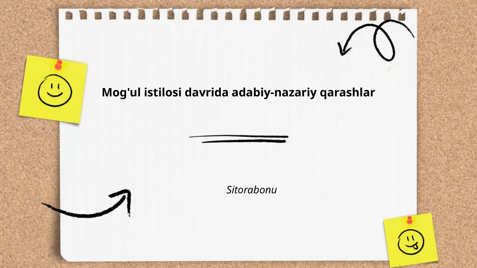 Mog'ul Istilosi Davrida Adabiy-Nazariy Qarashlar