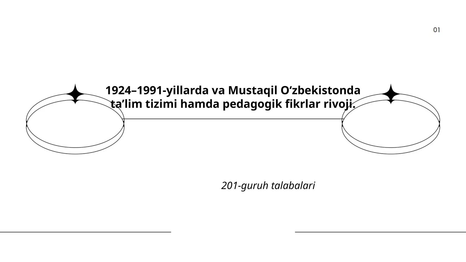 1924–1991-yillarda va Mustaqil O‘zbekistonda ta’lim tizimi hamda pedagogik fikrlar rivoji