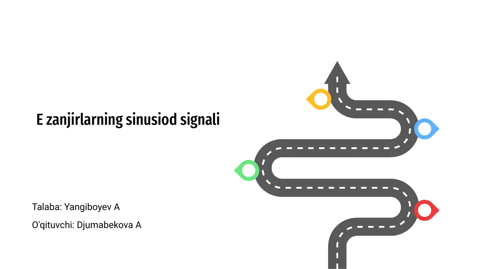 E zanjirlarning sinusiod signali