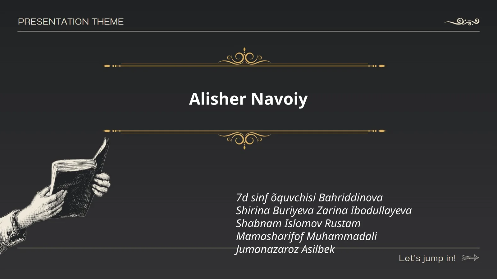 Alisher Navoiyning hayoti va tarjimai holi