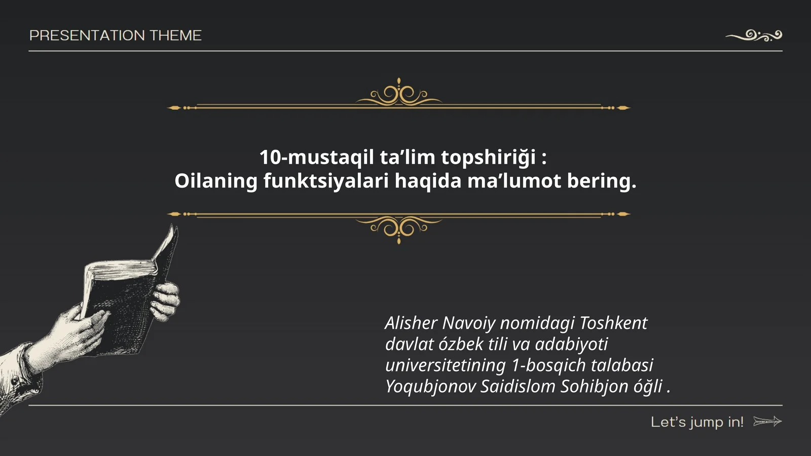 10-mustaqil taʼlim topshiriği