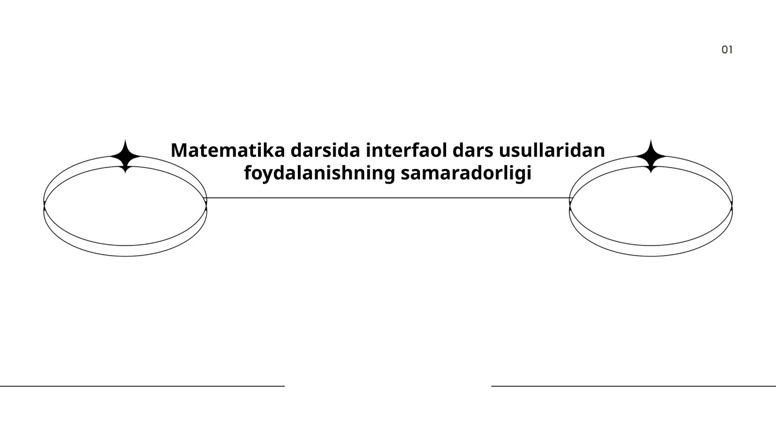 Matematika darsida interfaol dars usullaridan foydalanishning samaradorligi