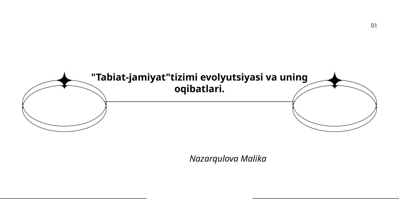 "Tabiat-jamiyat" tizimi evolyutsiyasi va uning oqibatlari