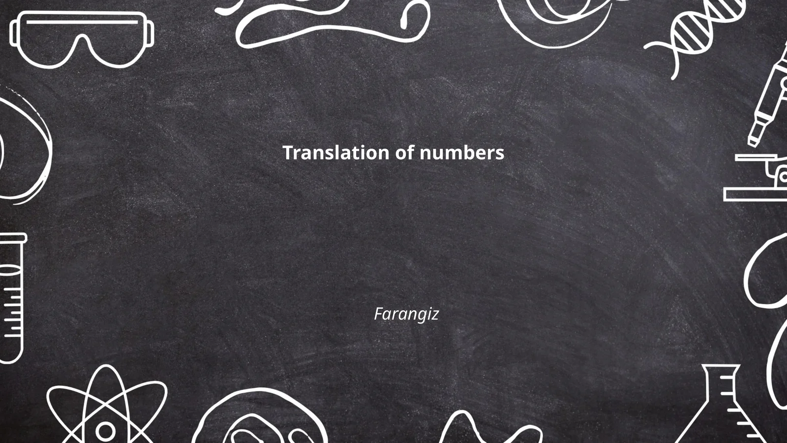 Translation of numbers