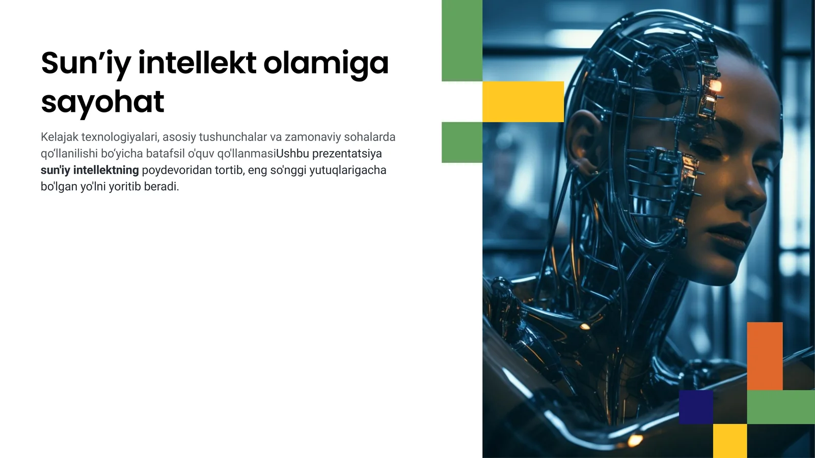 Sun’iy intellekt olamiga sayohat