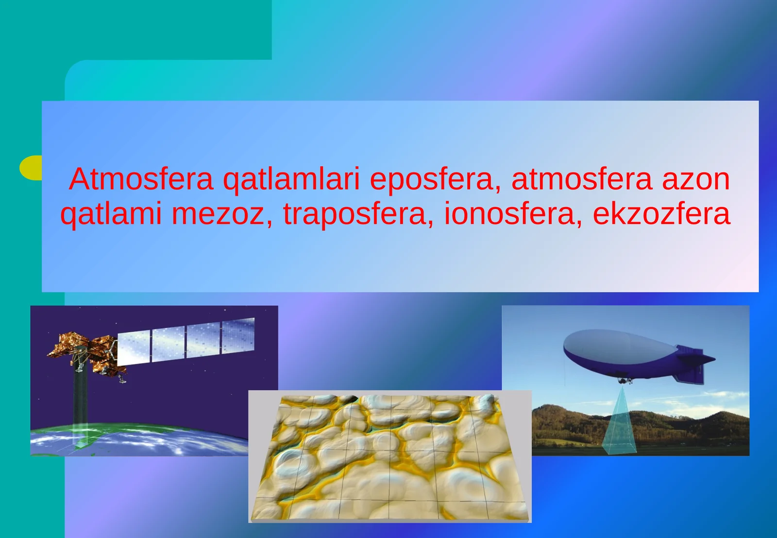 Atmosfera qatlamlari