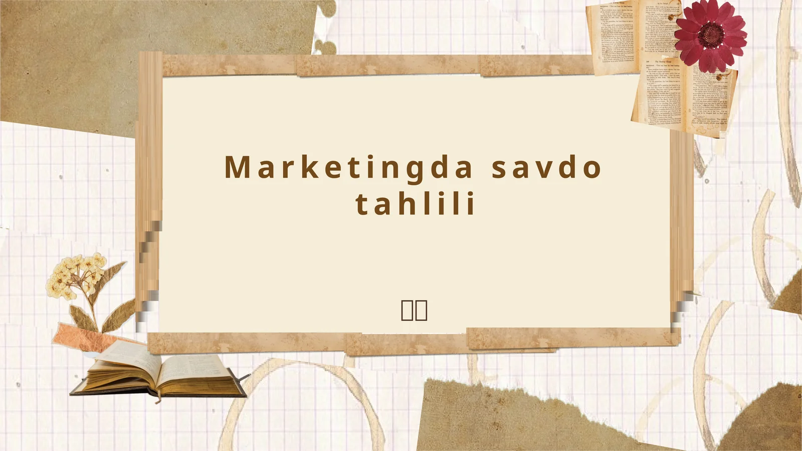 Marketingda savdo tahlili