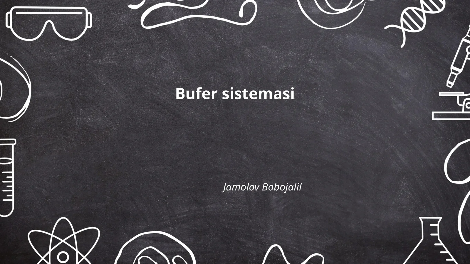 Bufer sistemasi