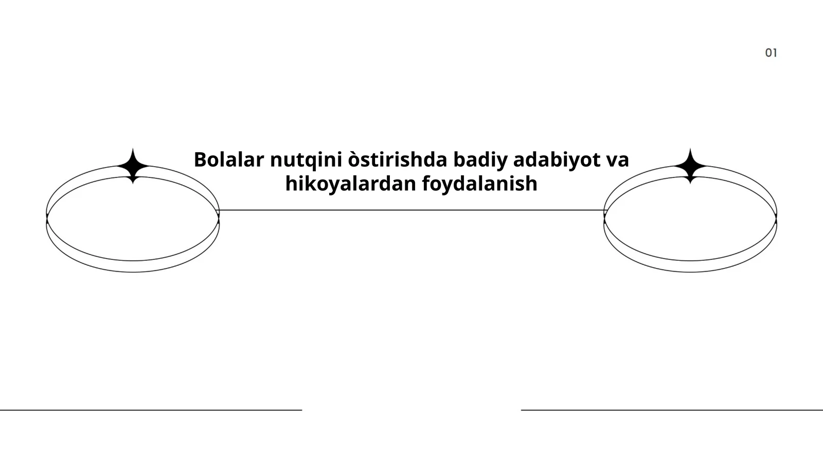 Bolalar nutqini òstirishda badiy adabiyot va hikoyalardan foydalanish