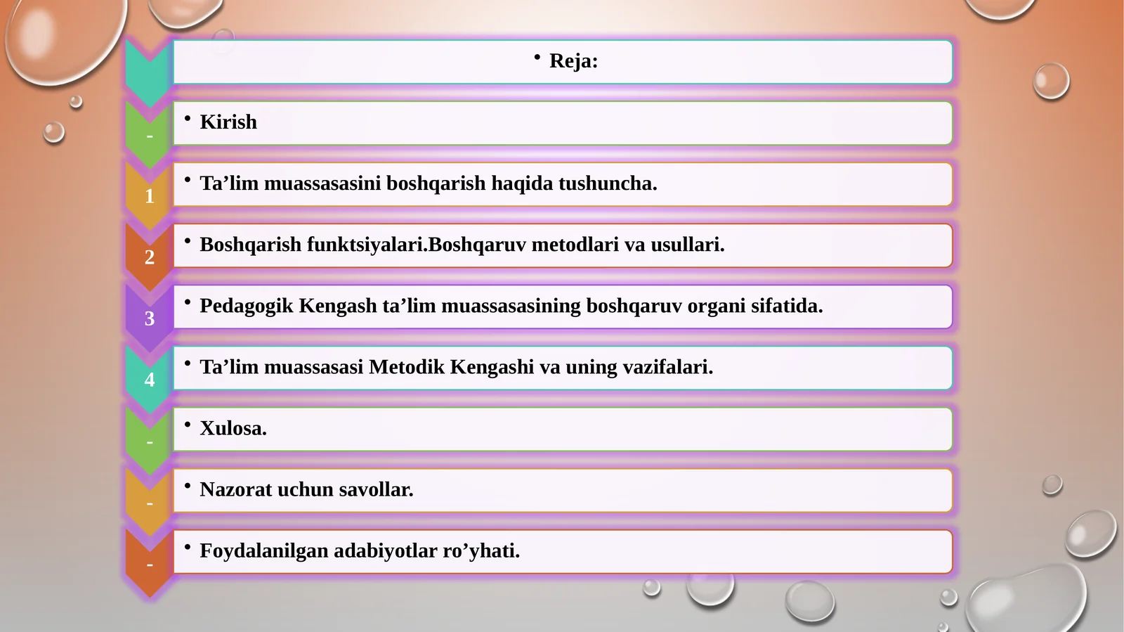 O`zbekiston ta’lim tizimida yangiliklar