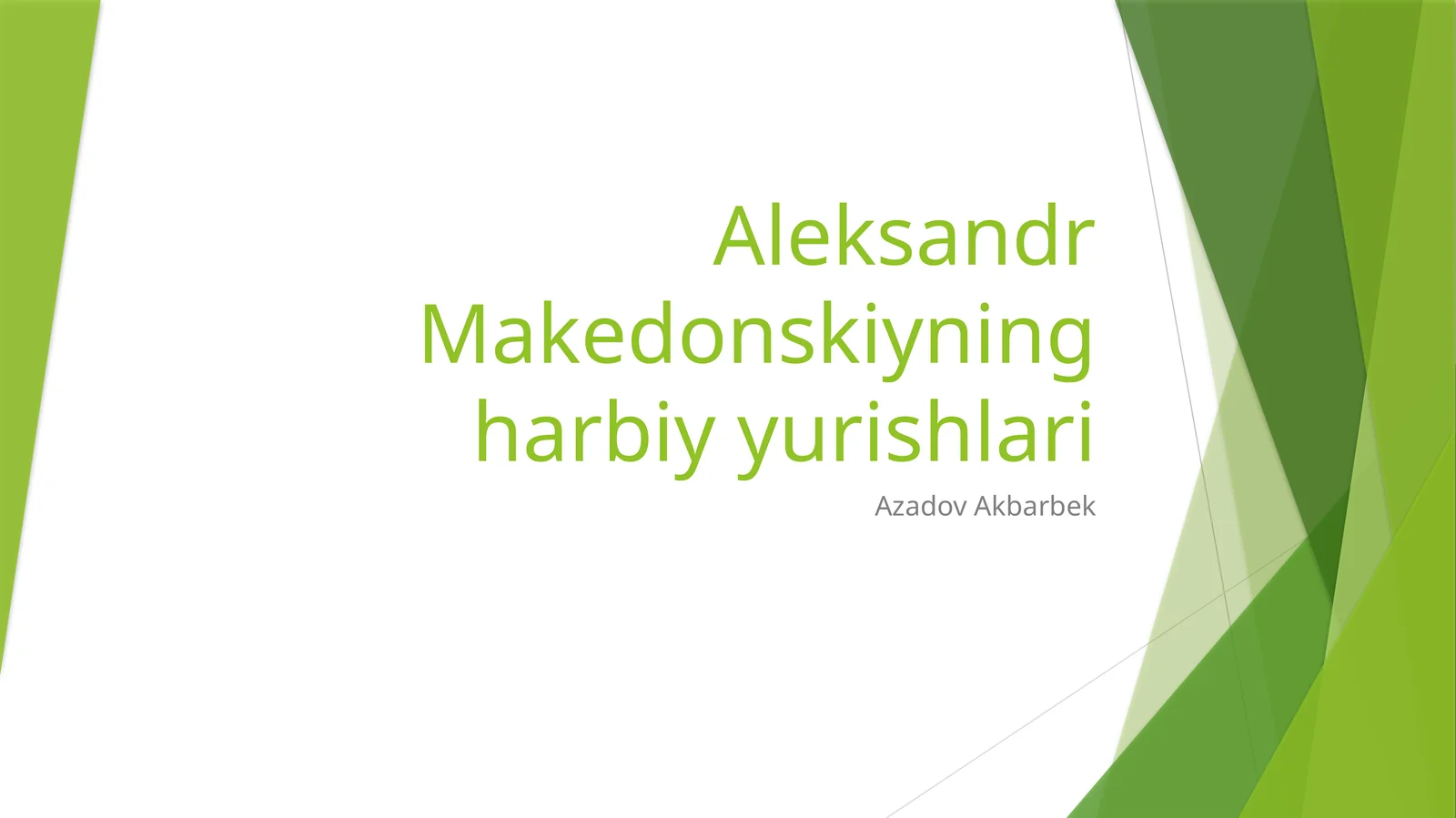 Aleksandr Makedonskiyning harbiy yurishlari