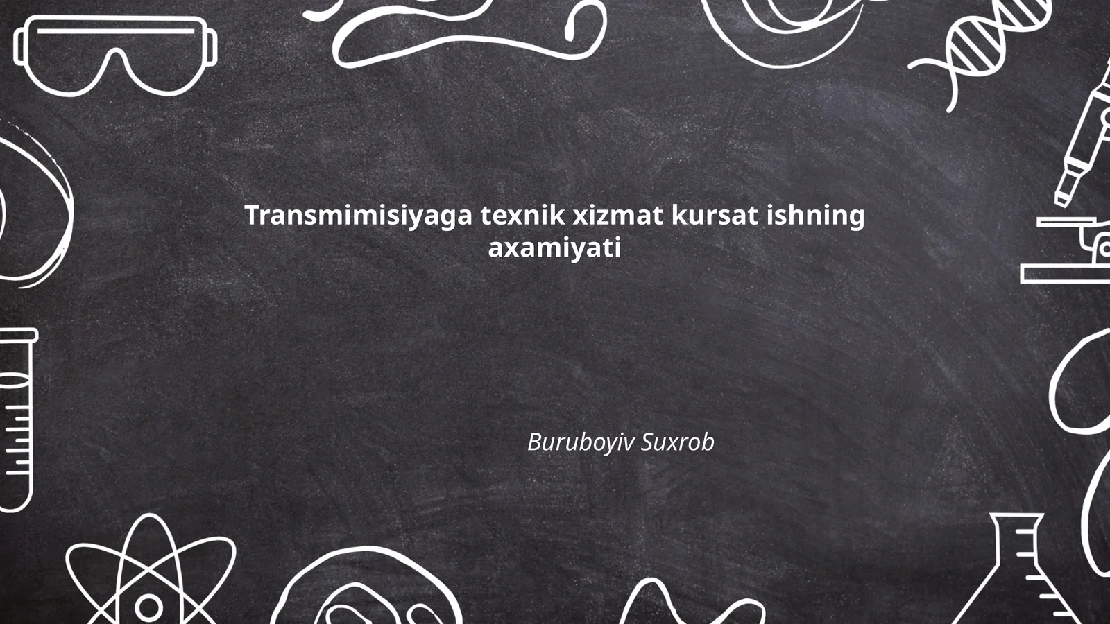 Transmissiyaga texnik xizmat kursatishning ishonchlilik va xavfsizlikdagi ahamiyati