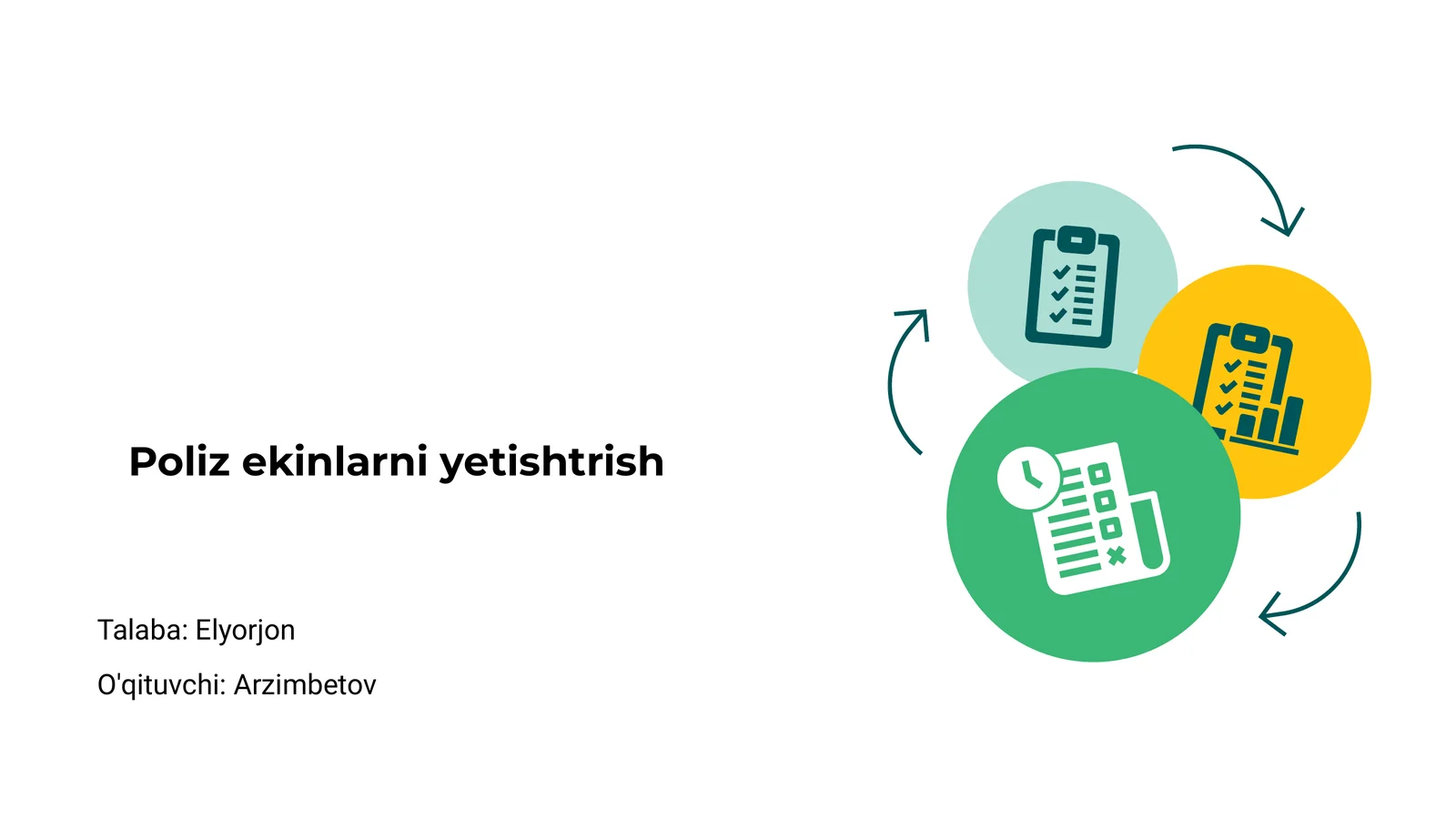 Poliz ekinlarni yetishtrish