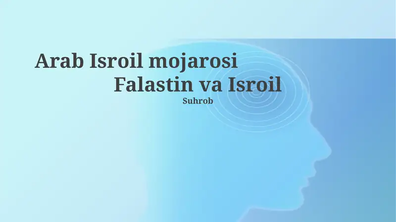 Arab-Isroil mojarosi: Tarixiy asoslar