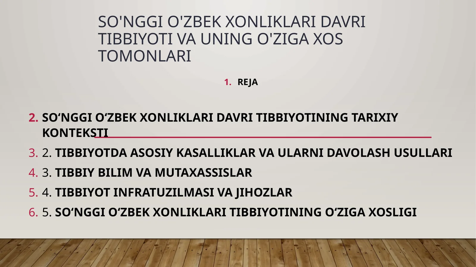 So'nggio'zbekxonliklaridavritibbiyotivauningo'zigaxostomonlari