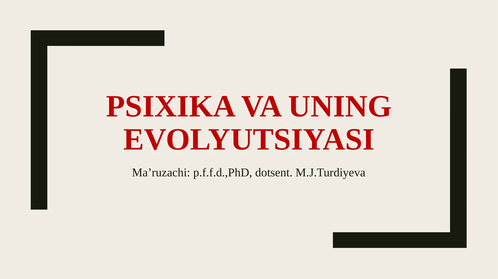 Psixikavauningevolyutsiyasi