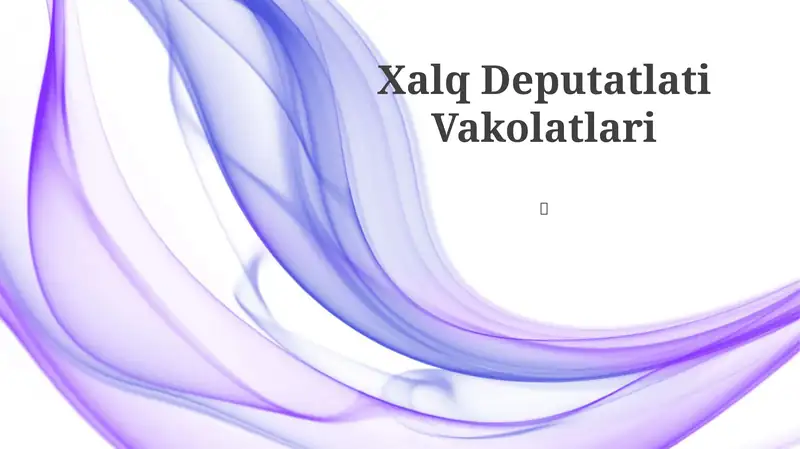Xalq Deputatlati Vakolatlari