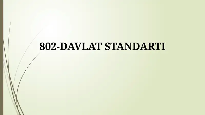 802-DAVLAT STANDARTI