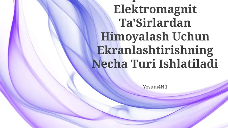 Stp Kabelda Elektromagnit Ta'Sirlardan Himoyalash Uchun Ekranlashtirishning Necha Turi Ishlatiladi