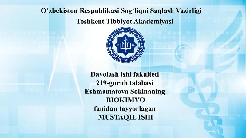 Surunkali gepatitlar. Xolesistitlarda yogʻlar hazmlanishi buzilishi