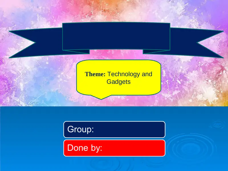 Technology and Gadgets