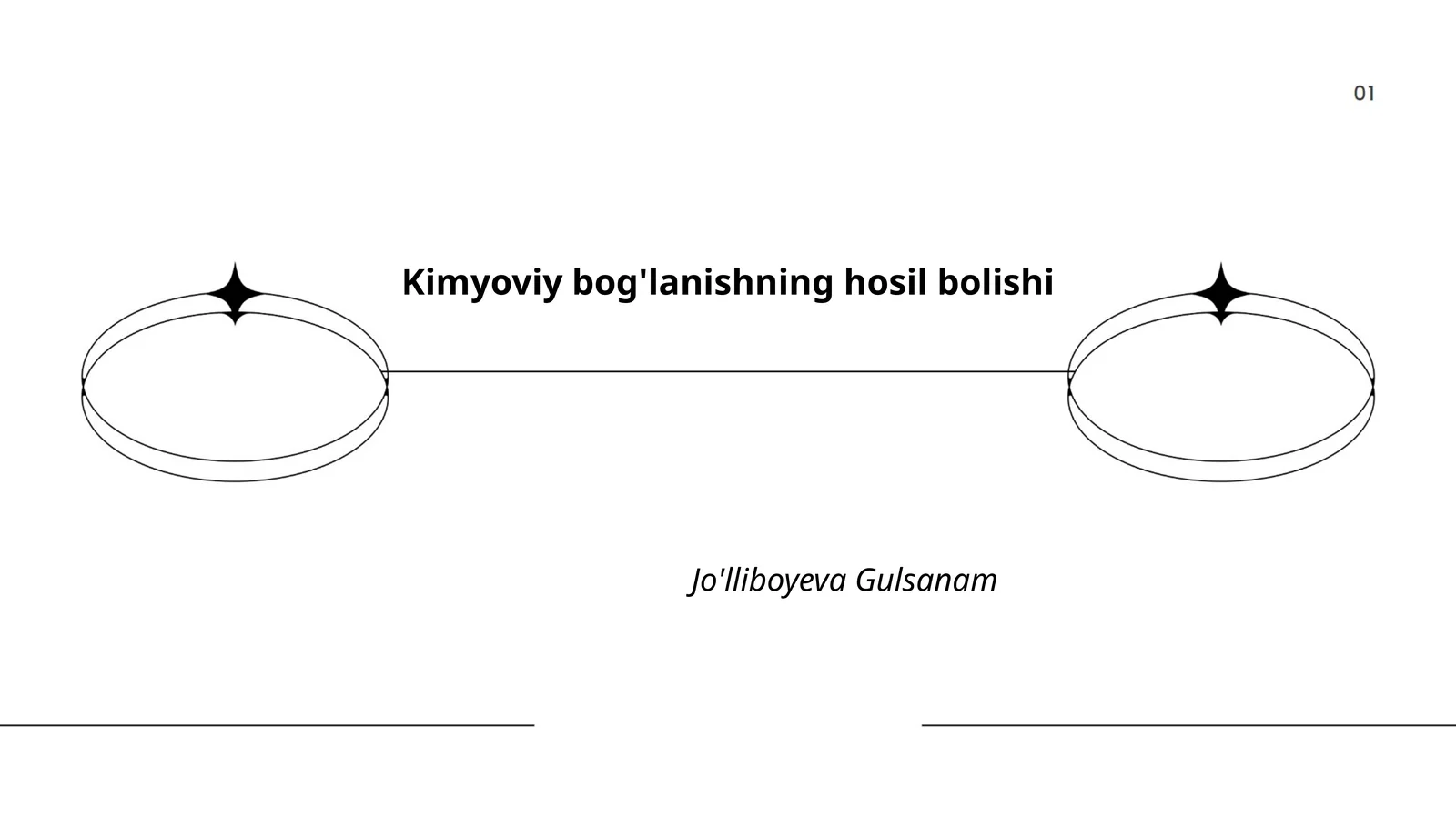 Kimyoviy bog'lanishning hosil bolishi