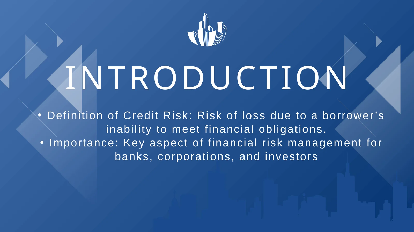 CREDIT RISK ASSESSMENT