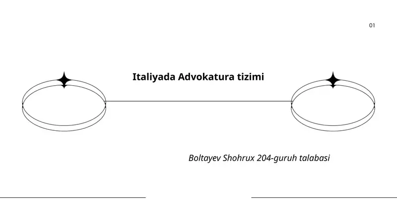 Italiyada Advokatura tizimi