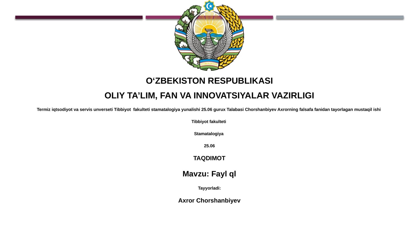 FileQL – bu fayllarni so'rov qilish uchun SQLga o'xshash interfeys