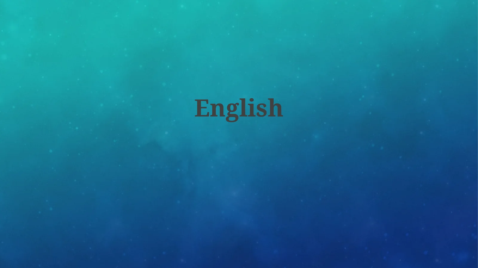 The Global Reach of English