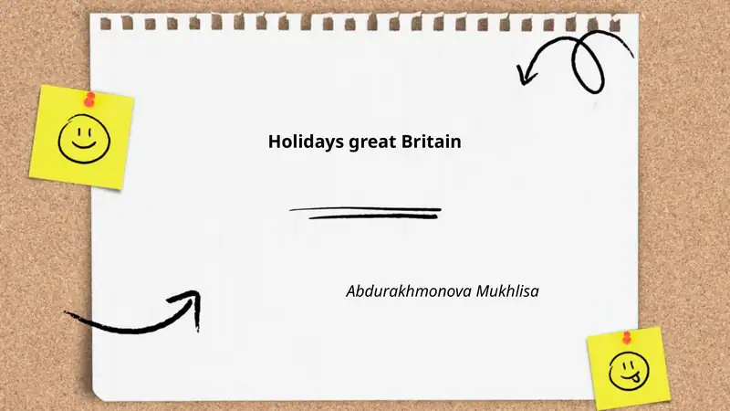 Holidays great Britain