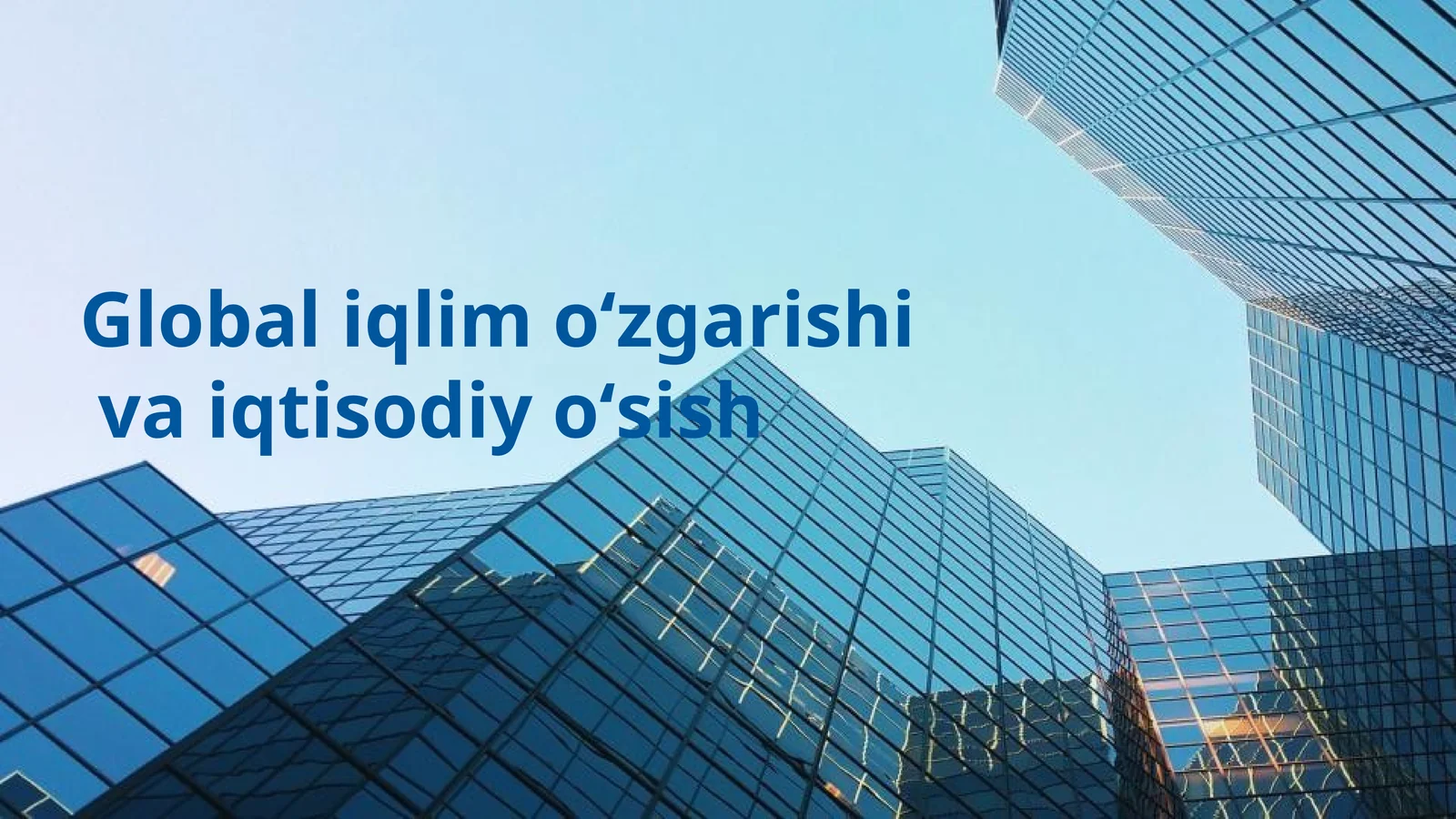 Iqtisodiy oʻsish va ekologik barqarorlik oʻrtasidagi ziddiyatlar