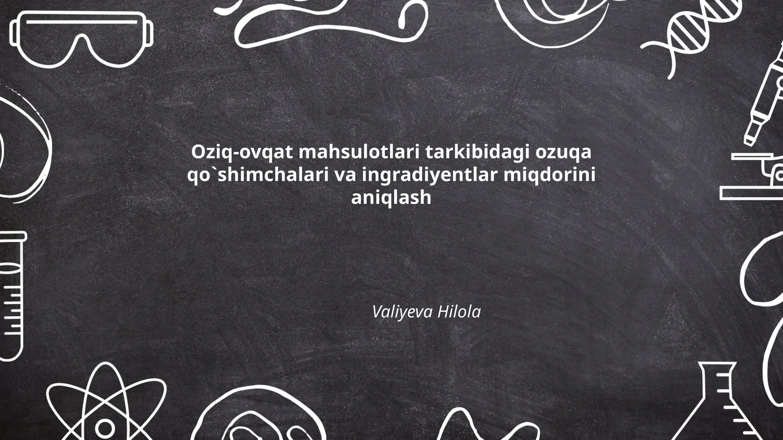 Ozuqa qo'shimchalari tasnifi